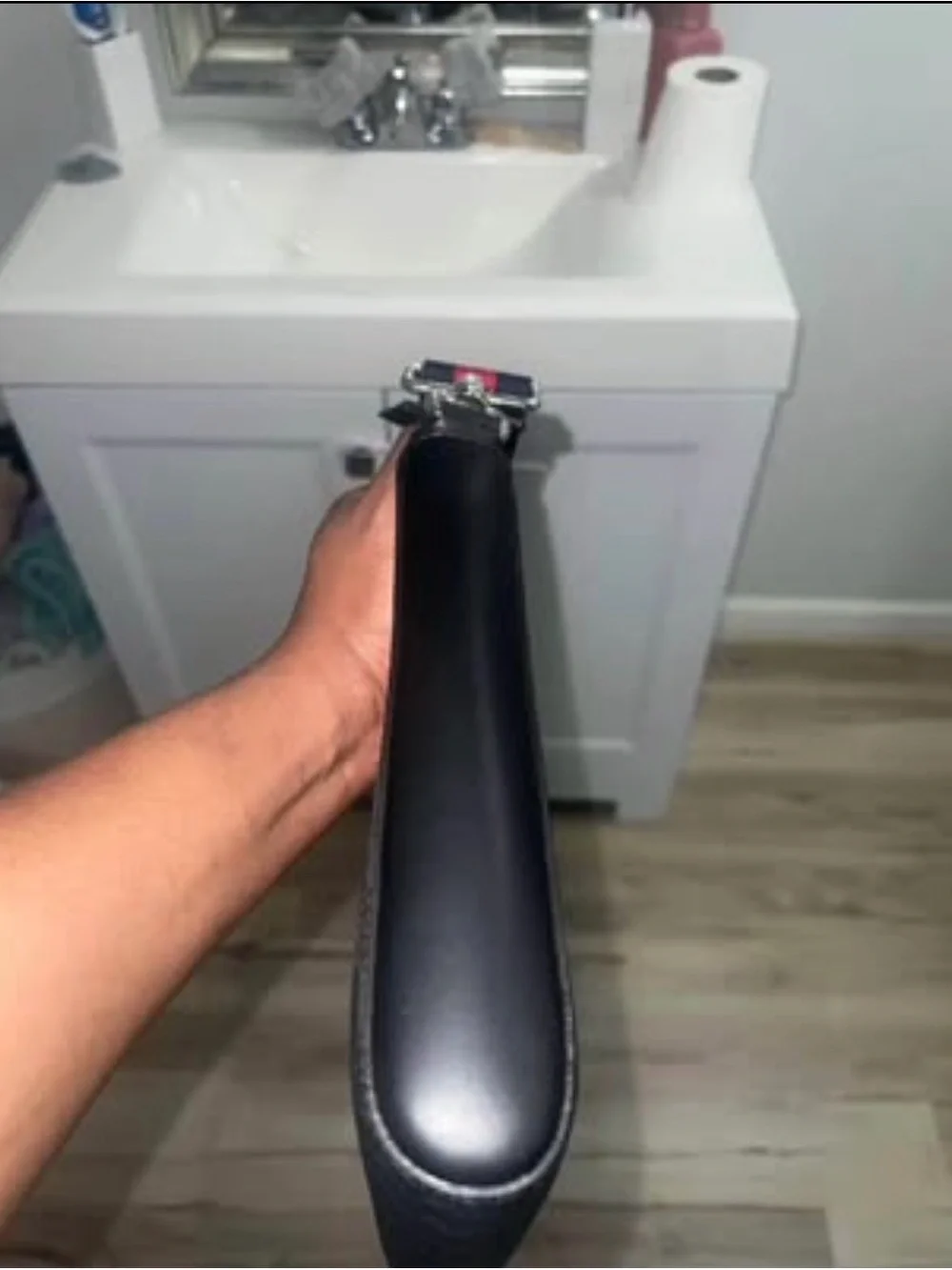 Gucci Black GG Supreme Messenger with Red and Blue Web Strap